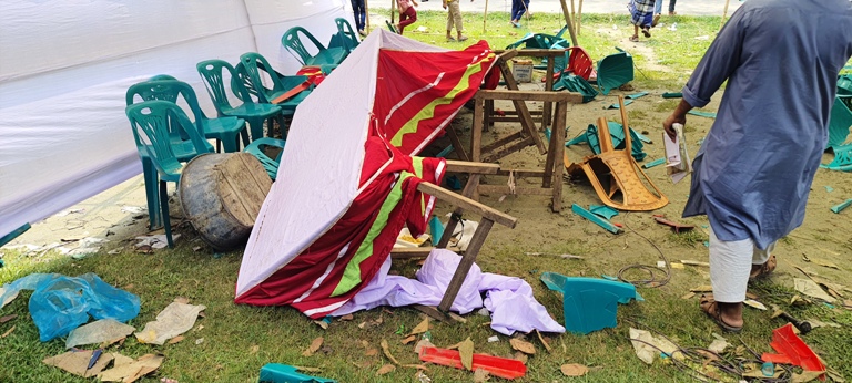 বিএনপির মতবিনিময় সভাস্থলে হামলা-ভাঙচুর, সাংবাদিকসহ আহত ৩